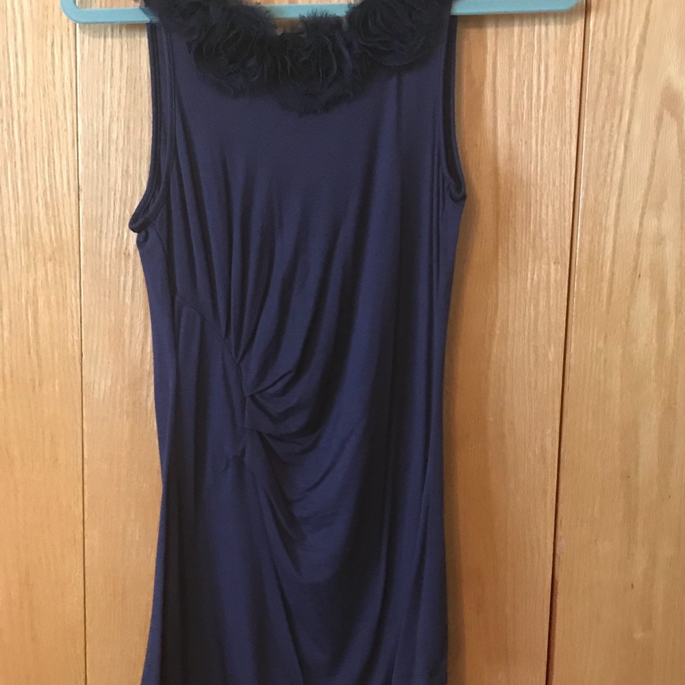 Navy blouse